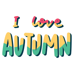 otoño sticker