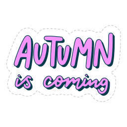 otoño sticker