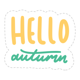 otoño sticker