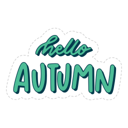 otoño sticker