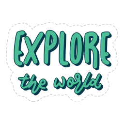 explorar sticker