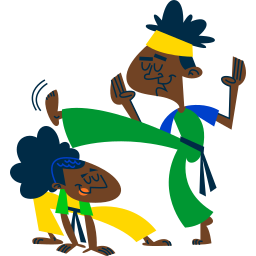 capoeira sticker