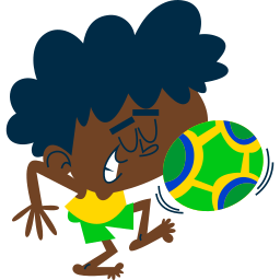 jugador de fútbol sticker