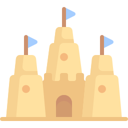 Sand - Free holidays icons