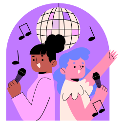 karaoke sticker