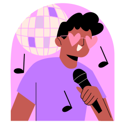 karaoke sticker