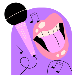 karaoke sticker