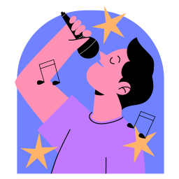 karaoke sticker