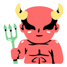 demonio sticker