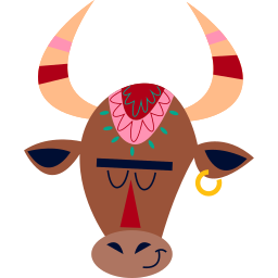 vaca sticker