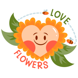 flor sticker