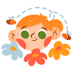 flor sticker