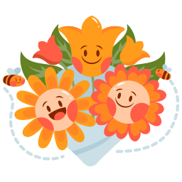 flor sticker