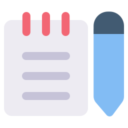 Notebook - Free education icons