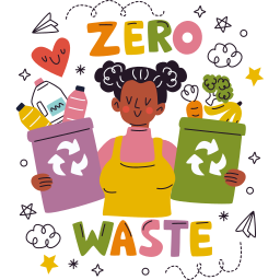 Zero waste sticker