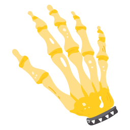 huesos de la mano sticker