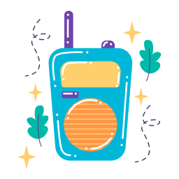 walkie-talkie sticker