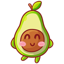 Avocado Cow | Sticker