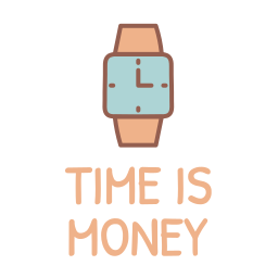 reloj de pulsera sticker