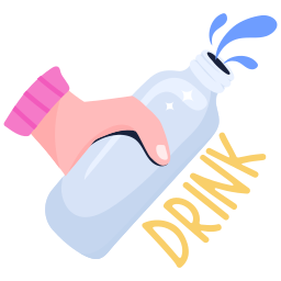 Drink Stickers Stock Illustration - Download Image Now - Bottle