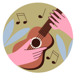 guitarra sticker