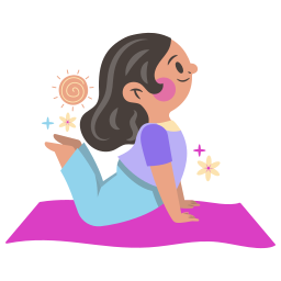 yoga sticker