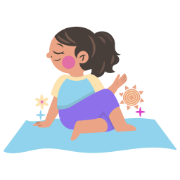 yoga sticker