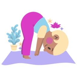 yoga sticker