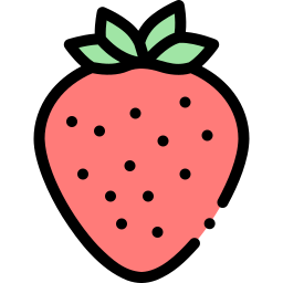 Free: Flat icon design collection boobs and strawberry vector image 