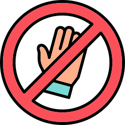 Stop violence - Free signaling icons