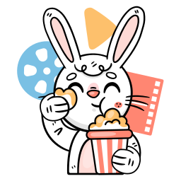 Bunny sticker