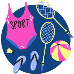 deporte acuático sticker