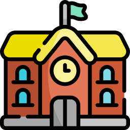 School - Free buildings icons