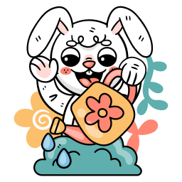 토끼 sticker