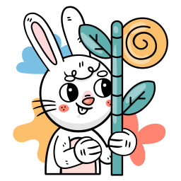 토끼 sticker
