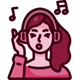 Listening - Free music icons