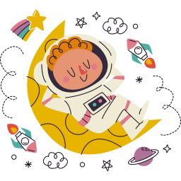 astronauta sticker