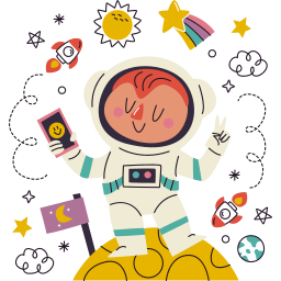 astronauta sticker