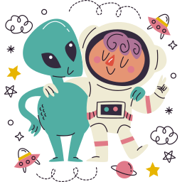 astronauta sticker