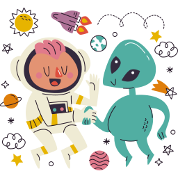 astronauta sticker