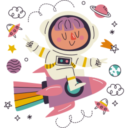 astronauta sticker