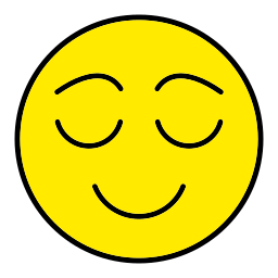 Relaxed Stickers - Free smileys Stickers