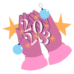 año nuevo sticker