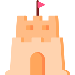 Sand castle - Free holidays icons