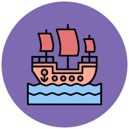 Galleon - Free transportation icons