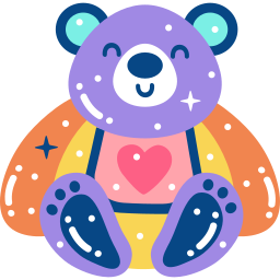 oso de peluche sticker