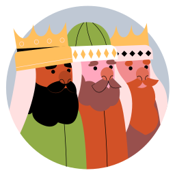 reyes magos sticker