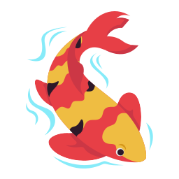 carpas koi sticker