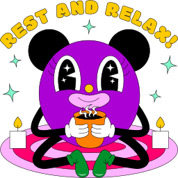 relax sticker