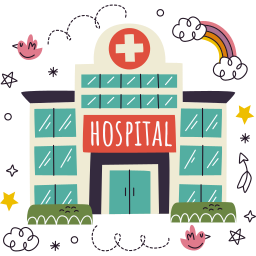 hospital sticker